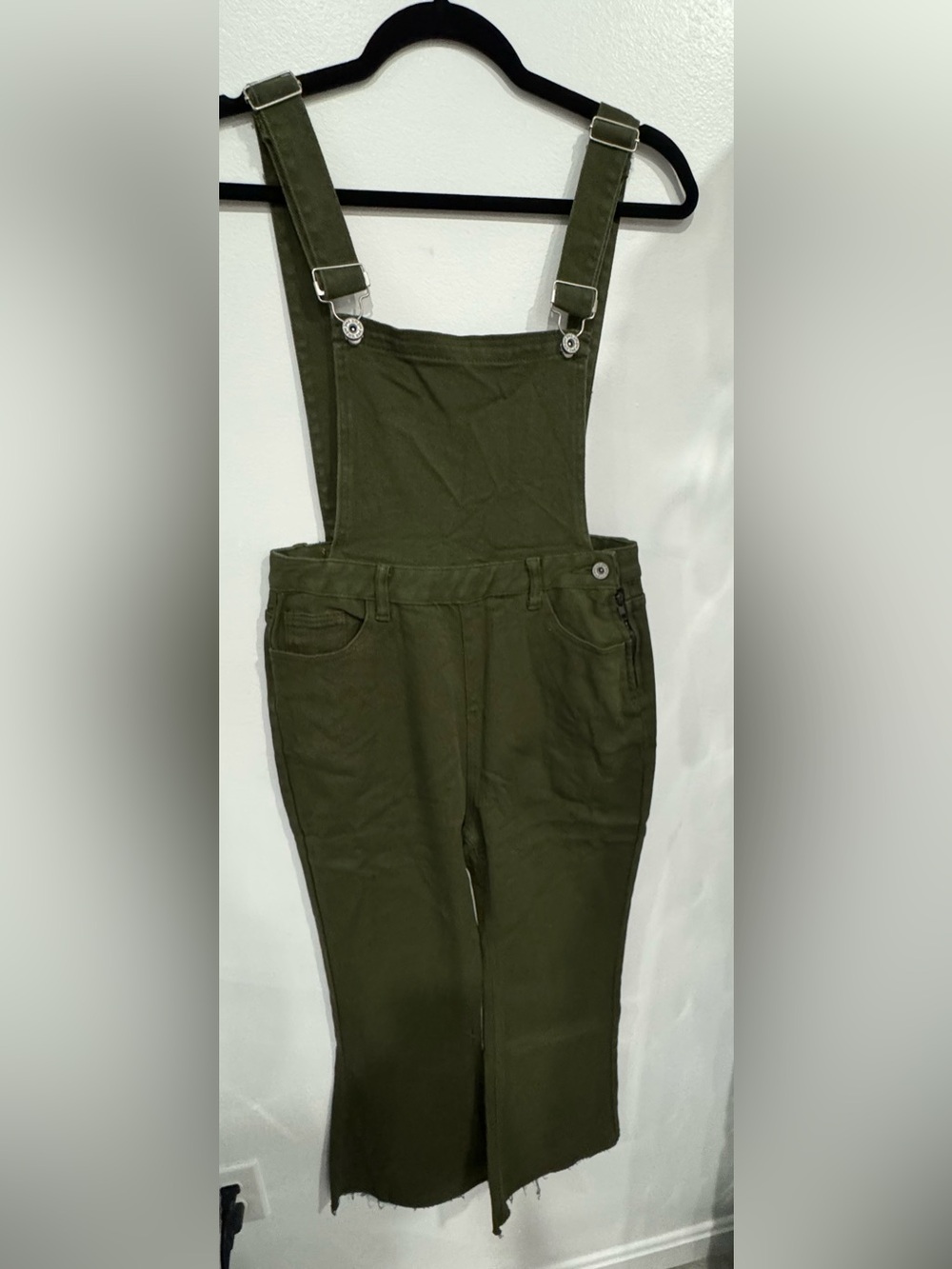 Maurices Olive Green Women's Bib Jumpsuit